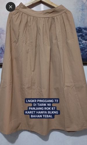 ROK  BAHAN TEBAL LEBAR PAYUNG