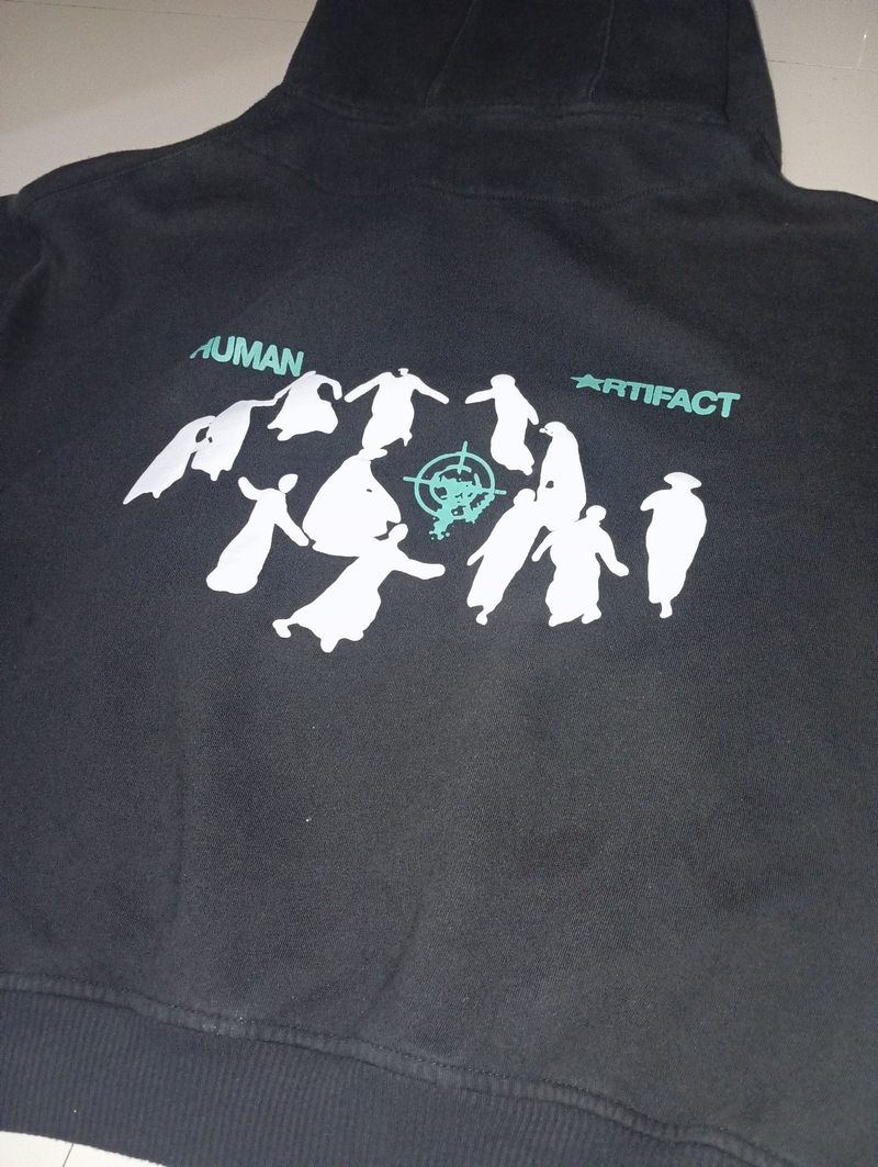 MRJN "Human Artifact" boxy hoodie, foto 3