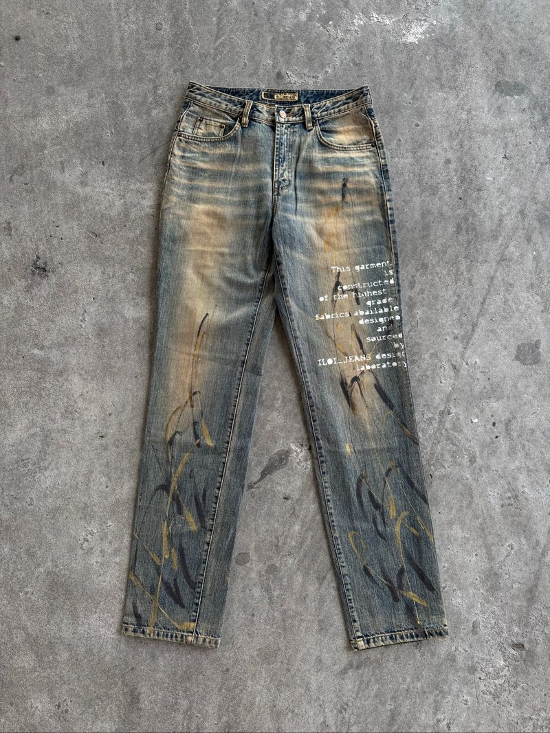 Iloi Jeans Mudwash Splatter Denim Pants, foto 4