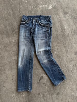 PPFM Clawmark Faded Denim Pants