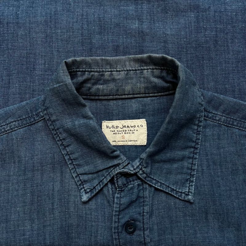 Nudie Jeans Indigo Long Work Shirt, foto 3