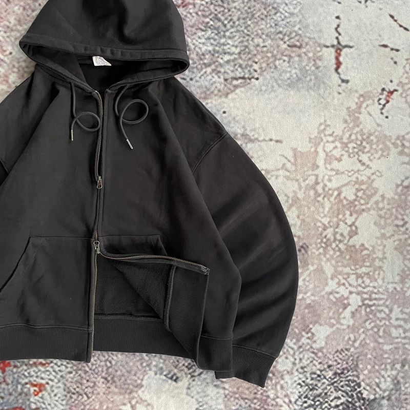 00s Heavyweight Double Zipper Black, foto 2