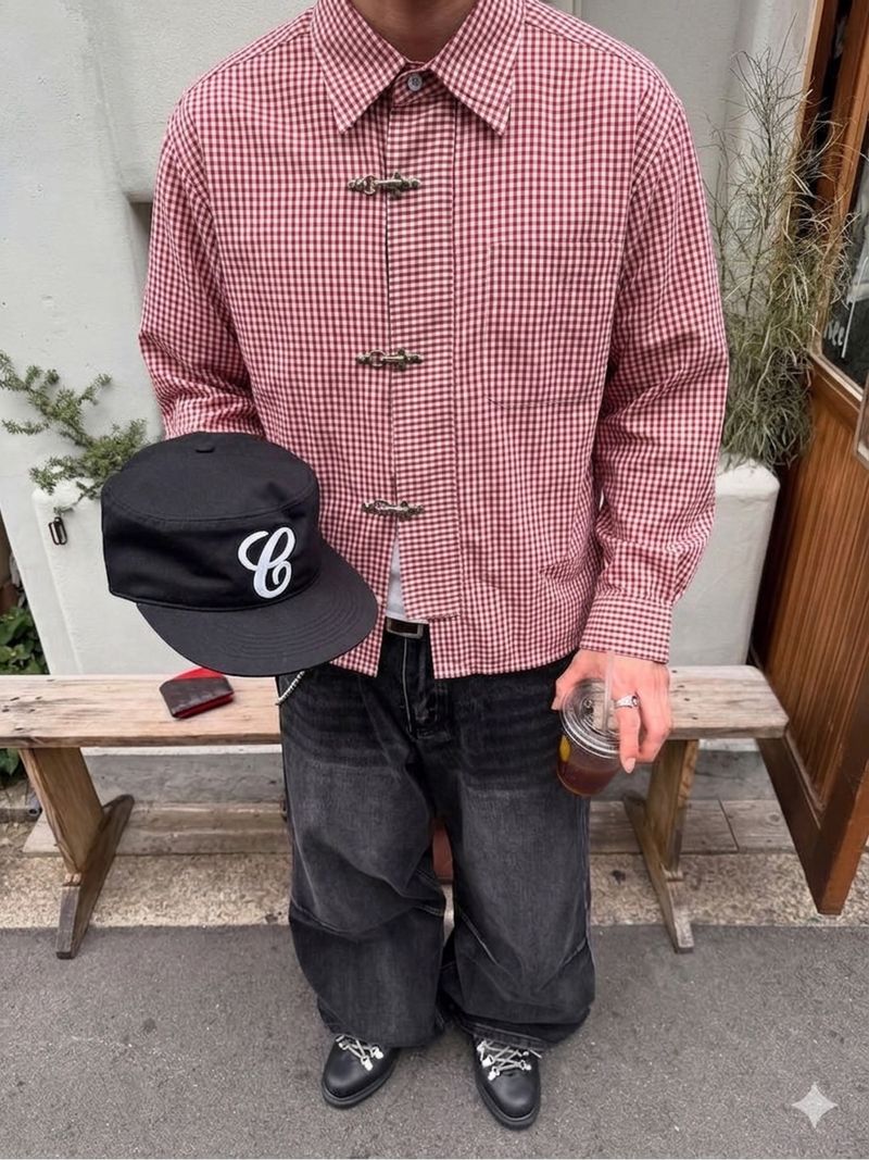 Uniqlo fireman shirt, foto 2