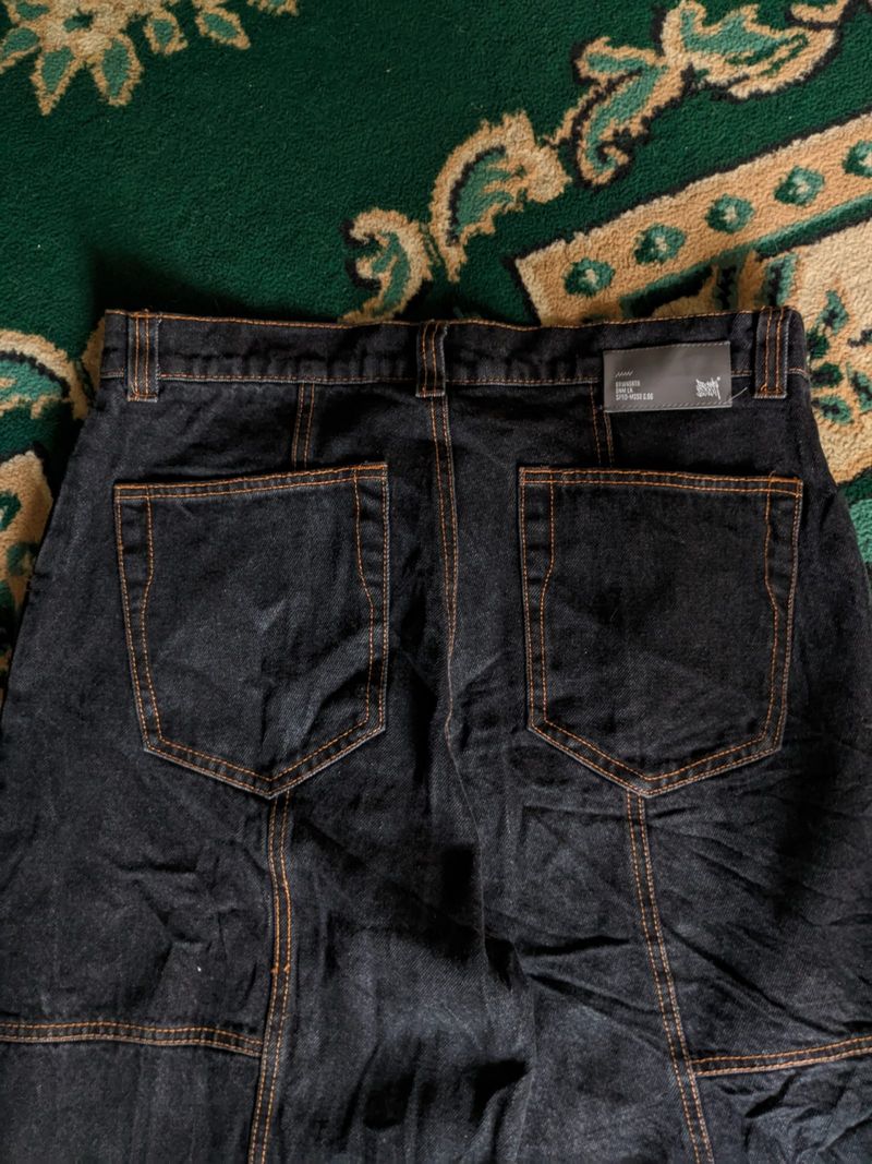 Brown breath sprd line jeans pants, foto 7
