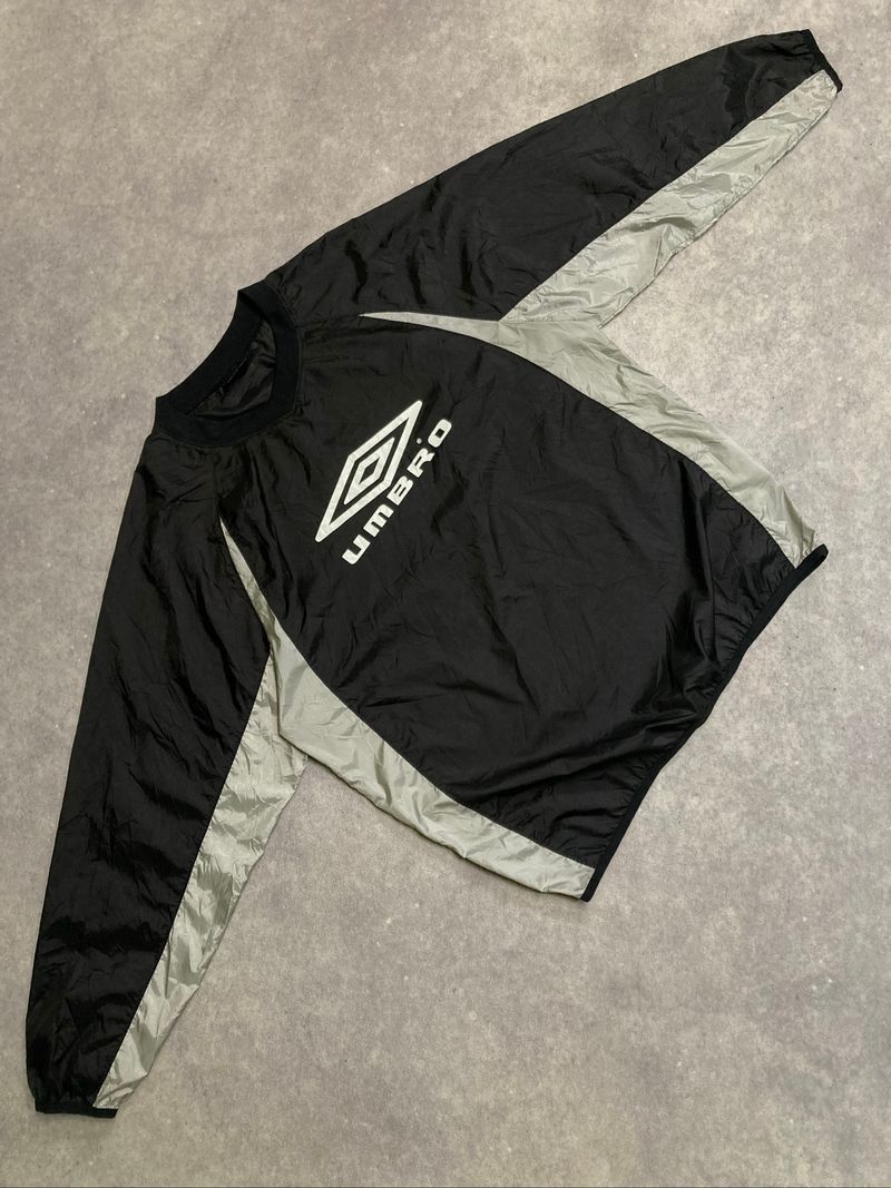 Umbro Center Logo Pullover Windbreaker Black 🖤, foto 2