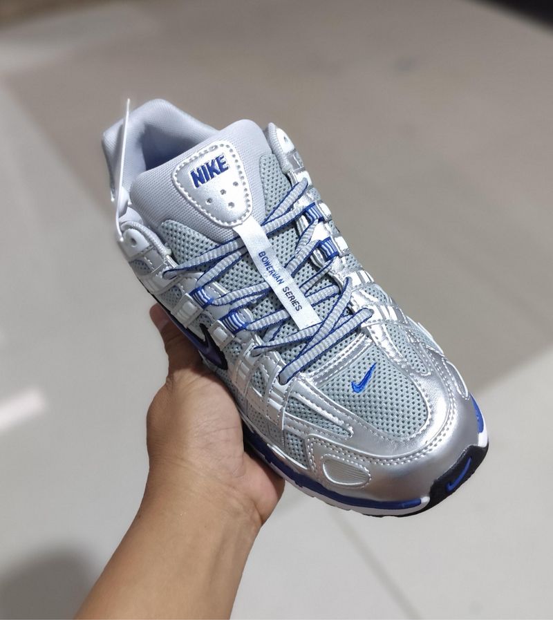 [Termurah] Sneakers - Nike P6000 Silver Blue, foto 2