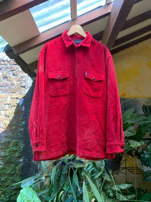 POLO SPORT RALPH LAUREN CORDUROY HALFZIP SHIRT VINTAGE