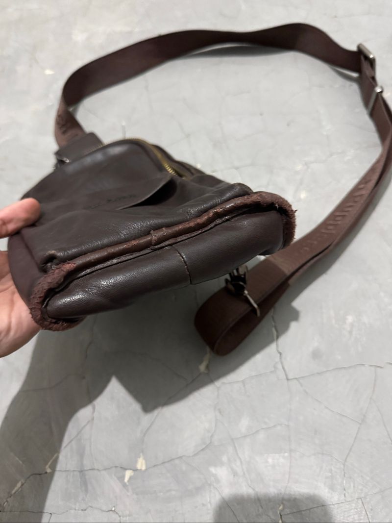 Hush Puppies Leather Sling Bag Men, foto 2