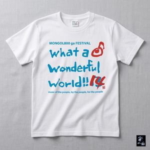 Kaos Band What a Wonderful World Atasan Casual Unisex