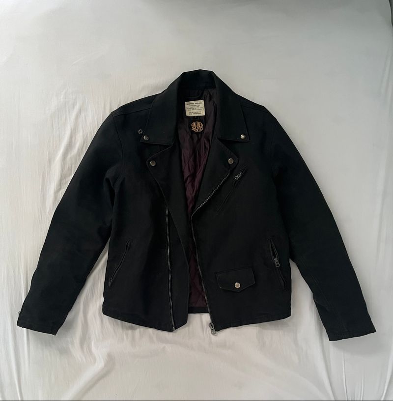 Bespoke Project - Black Denim Bikers Jacket, foto 2