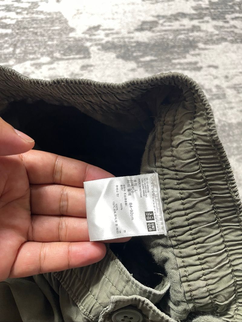 Uniqlo parachute wide pants, foto 7