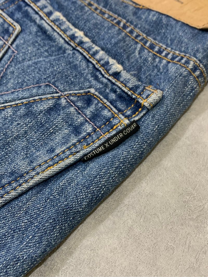 Vtg custom x under cover jeans pants, foto 7