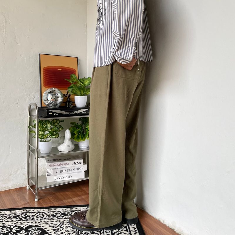 GoodLifeWork baggy pants green olive, foto 2