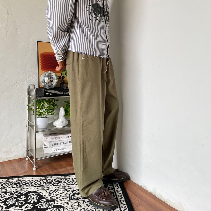 GoodLifeWork baggy pants green olive, foto 3