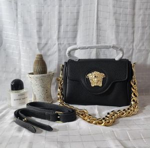 Versace La Medusa Black with Gold Hardware