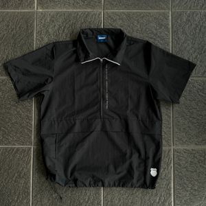 K-Swiss Vintage Sportswear Windbreaker Pria black