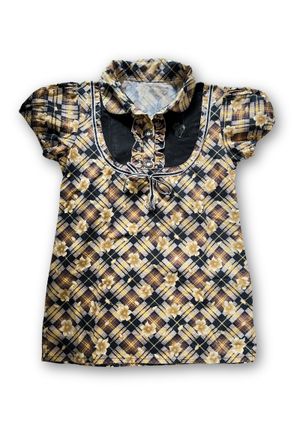 Vintage Floral Plaid Top - Sweet Classic