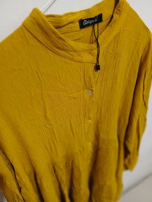 Vintage Blouse Wanita yellow