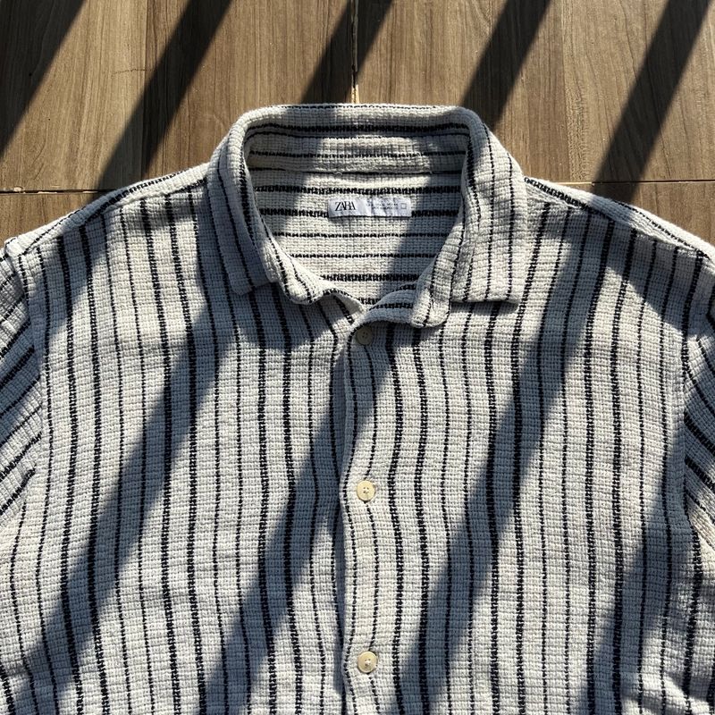 Zara Stripe White Shirt, foto 2