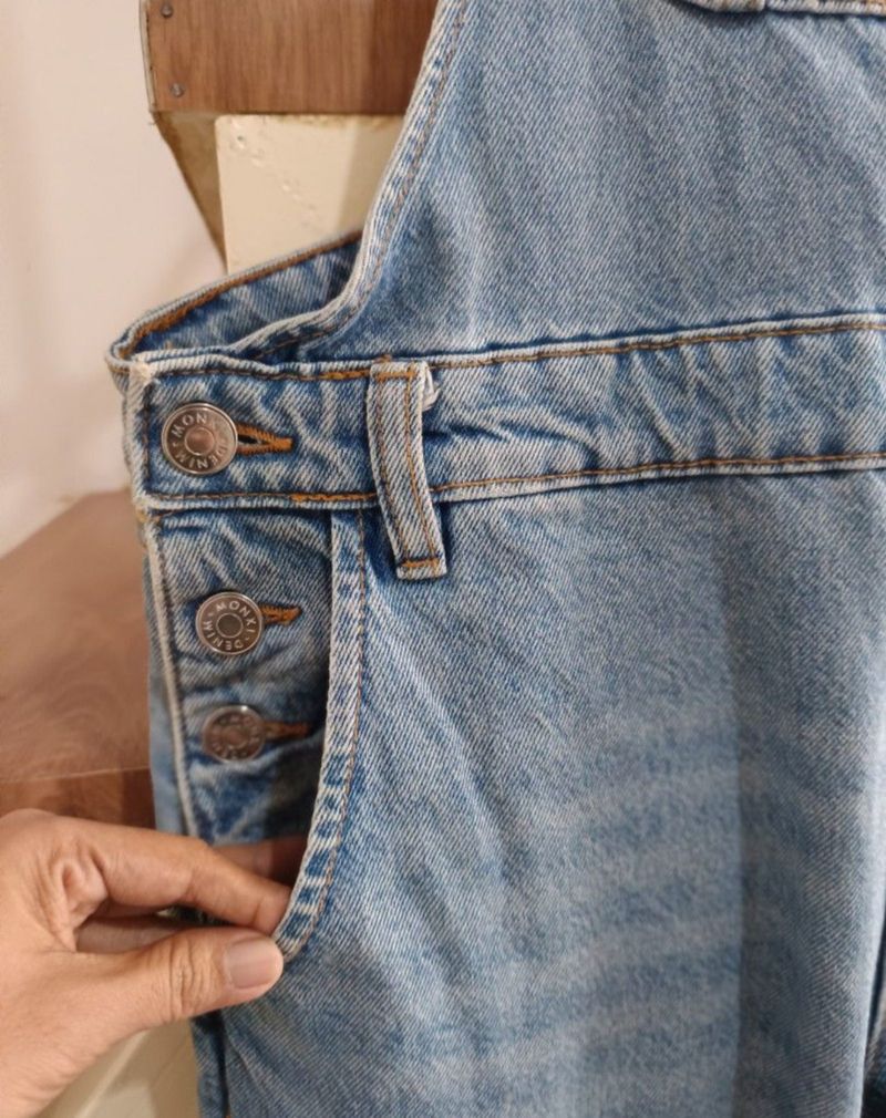 Jumpsuits Jeans tebal bagus, foto 3