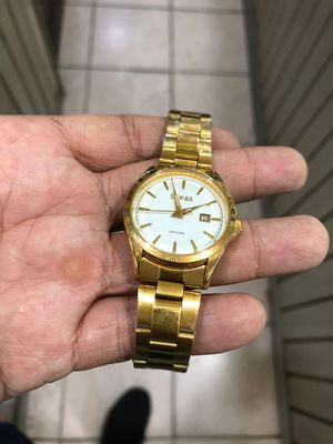 Jam tangan wanita Bonia gold stainless steel ada tanggal