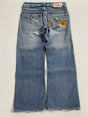 True religion flare like straight jeans rare tiger warrior