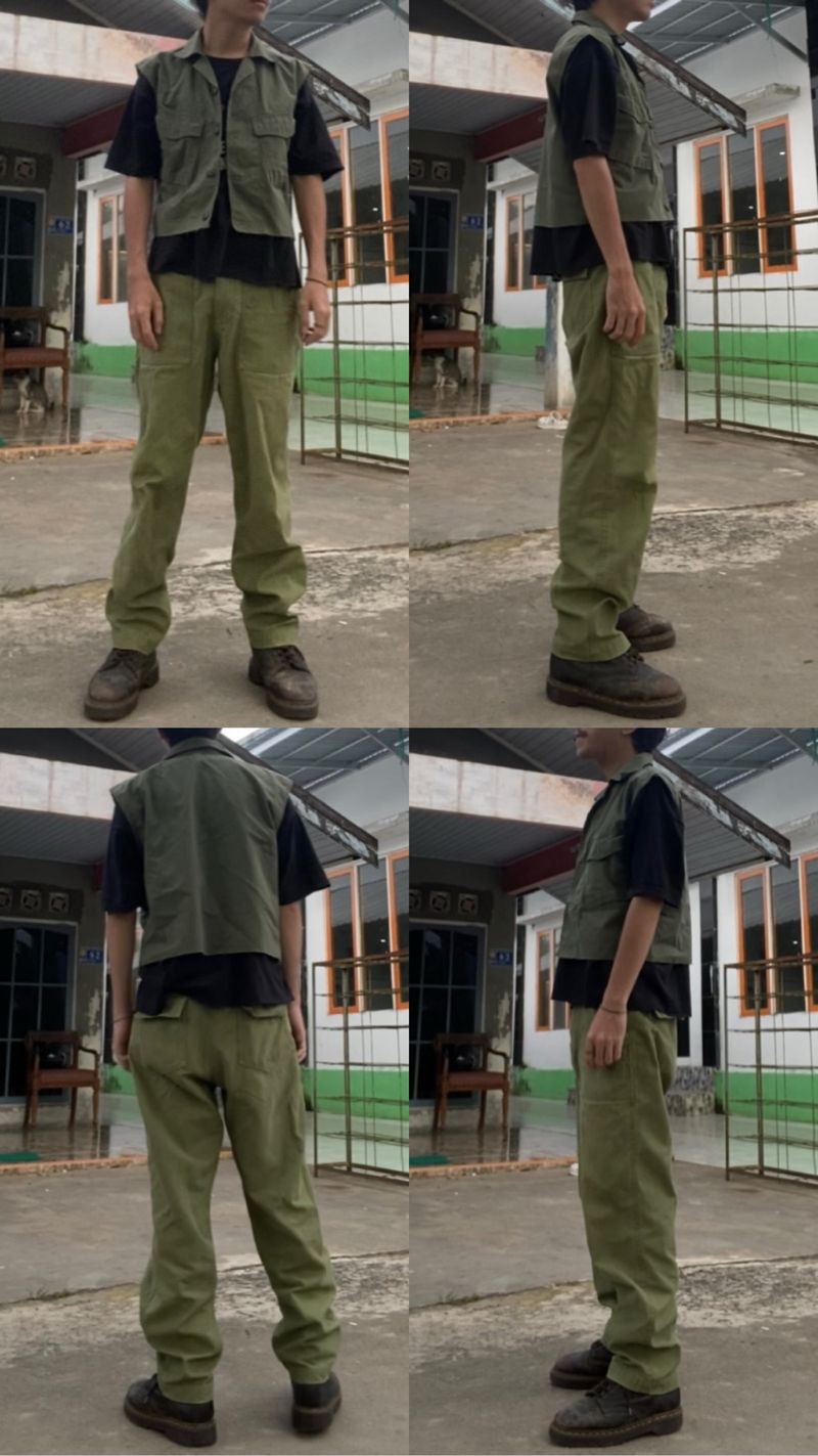 (Reserved) Squady Japan Army Fatigue Pants, foto 7
