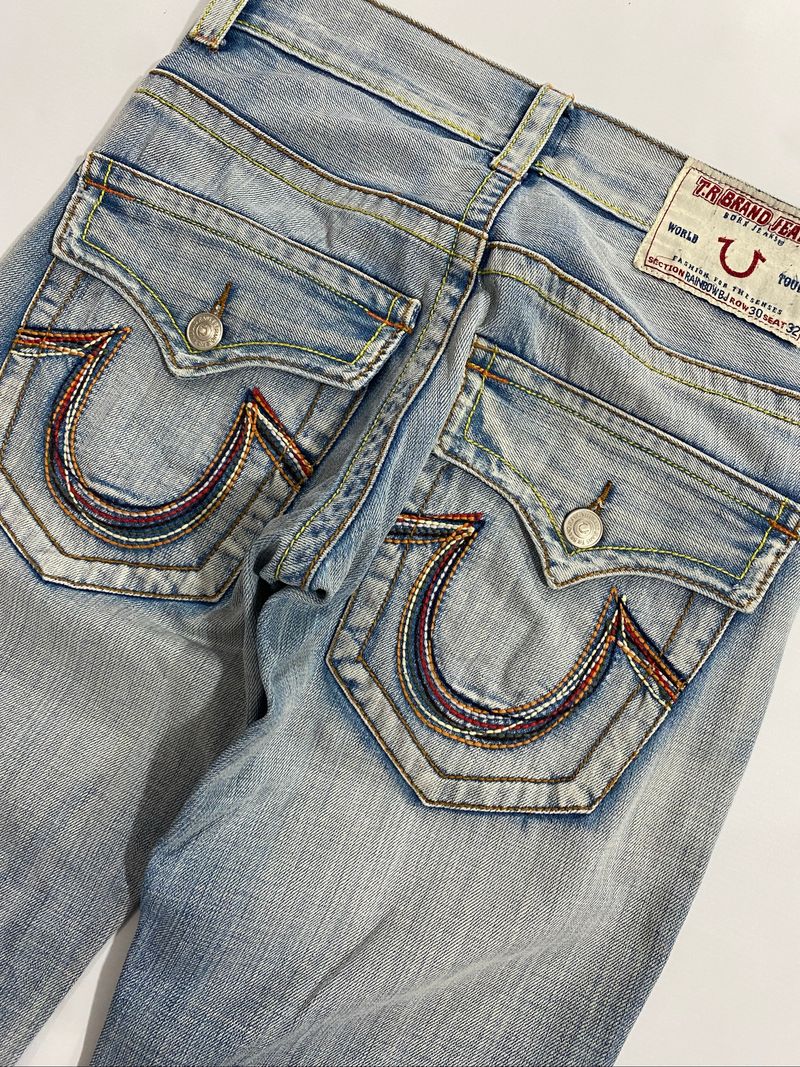 True religion flare bootcut jeans rainbow, foto 2