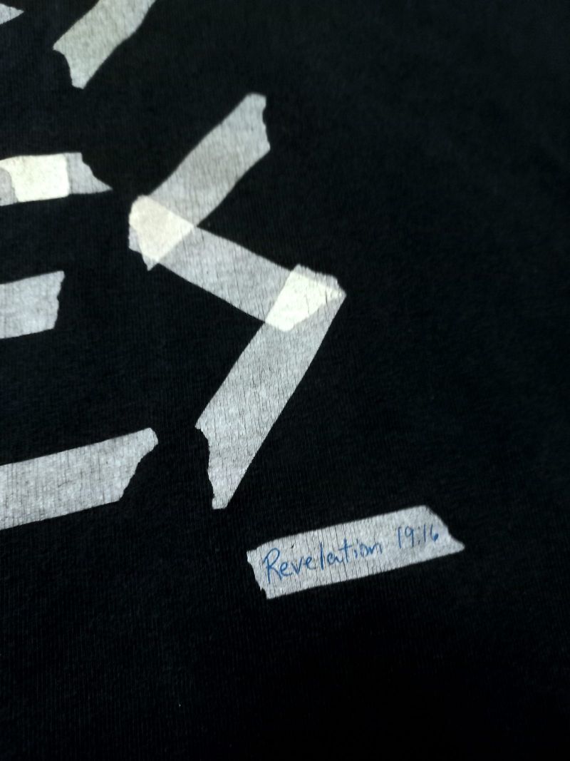 Vintage "Jesus Rules" Tshirt, foto 4
