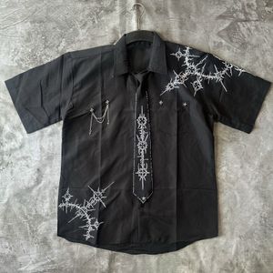 (FREE NECKTIE) 1on1 SIGILISM Shirt Rework Handmade Painted