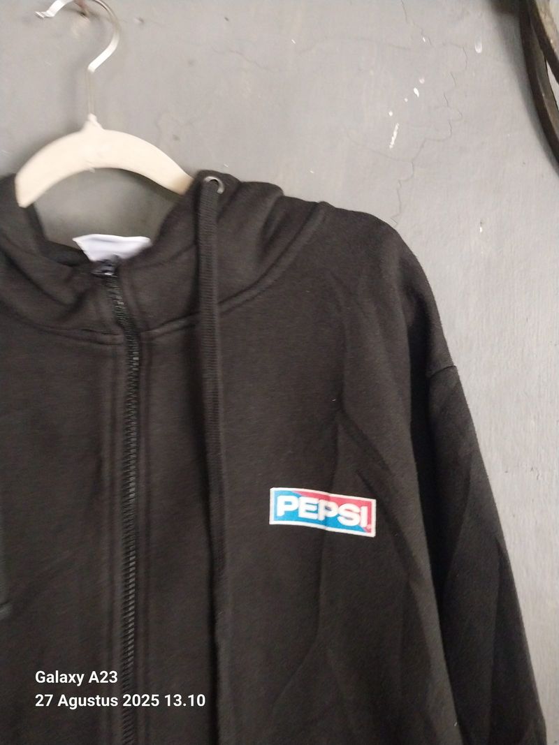 Hoodie ziper pepsi size L, foto 3