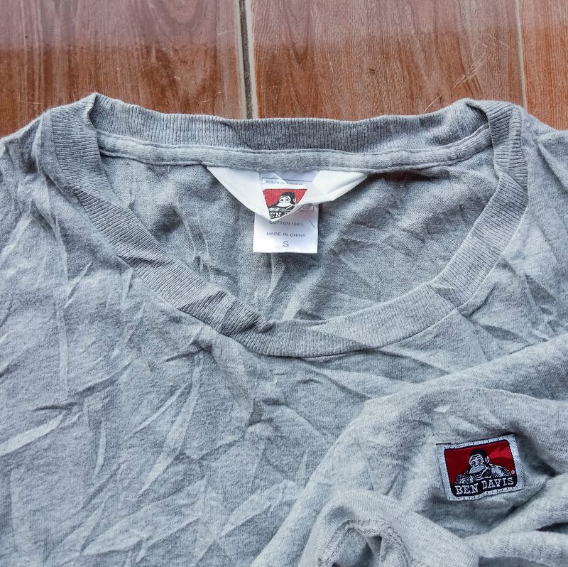 Ben Davis Casual T-shirt Pria gray, foto 2