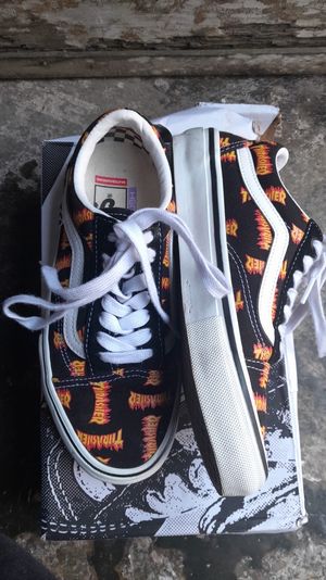 VANS Casual Sneakers Pria black orange