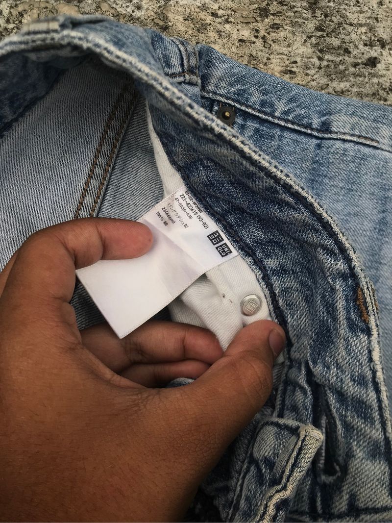 Uniqlo jeans pendek, foto 5