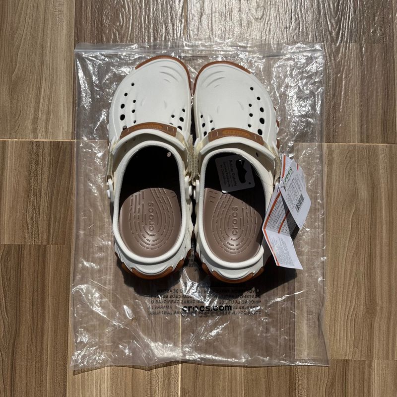 BNWT Crocs Echo Gum Ro Unisex Clog-Chalk, foto 5