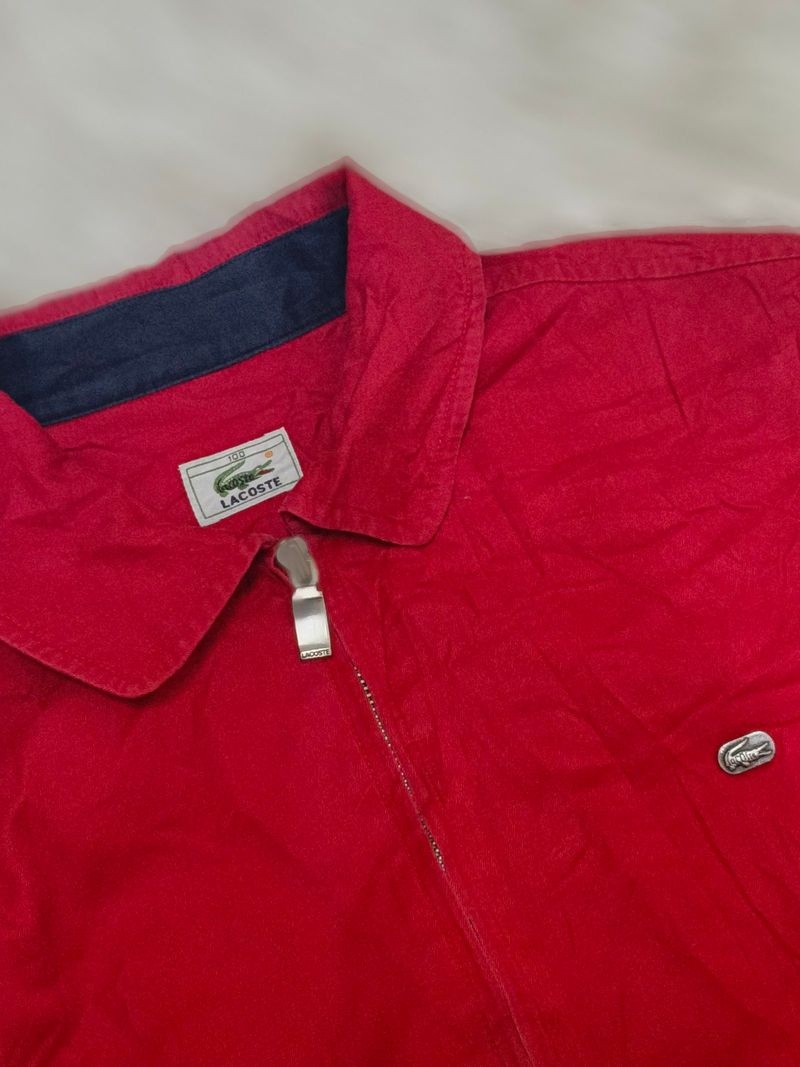 JACKET lacoste HARRINGTON Style Red, foto 2