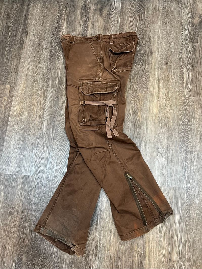 💀Y2k MARU Sangiev Reconstructed Cargo Pants, foto 2