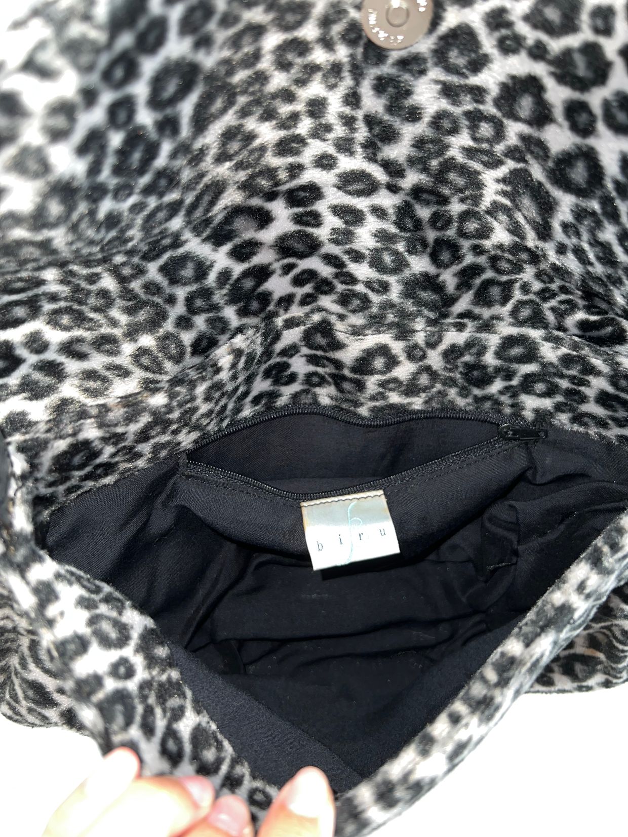 Leopard Print Shoulder Bag - never, foto 3