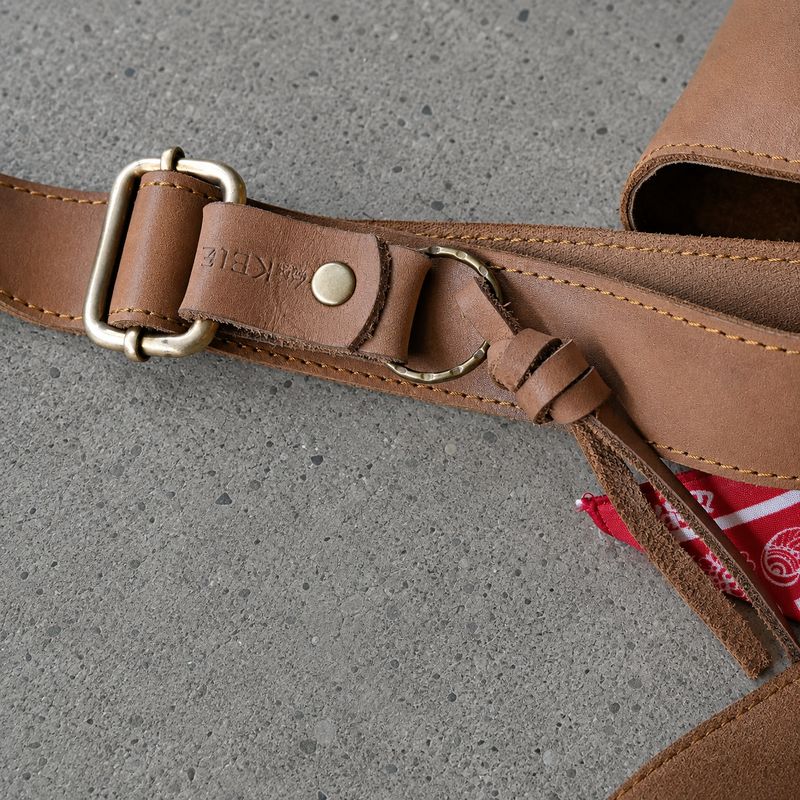 Native American "Feather" Leather Sling Bag, foto 9