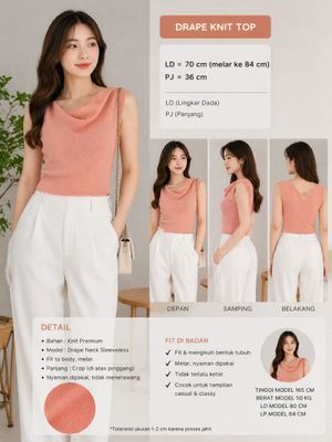 F126 - Atasan Knit Salem