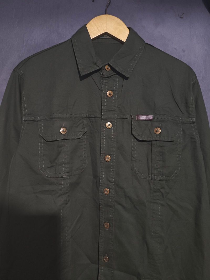 Workshirt Outdoor Army Longsleeve, foto 3