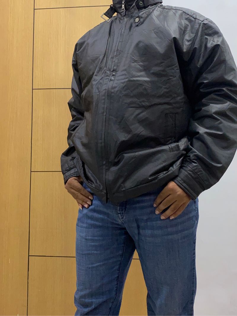 Vintage Red W Casual Leather Jacket, foto 3