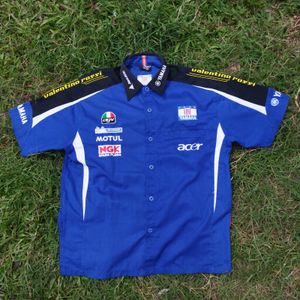 Vintage Work shirt Team Fiat Yamaha Valentino Rossi Racing
