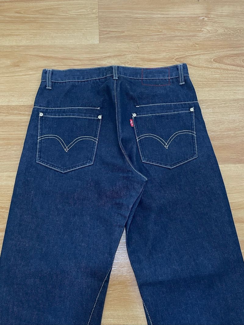 Y2k Levi’s Engineered Jeans Iconic Straight Twisted, foto 5