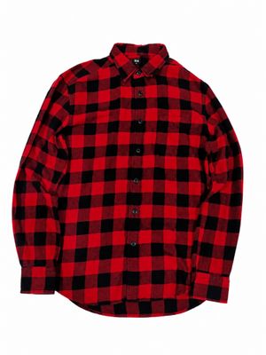Uniqlo Flannel Checkered red
