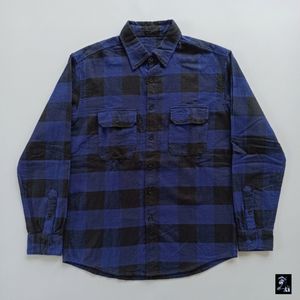 Kemeja Flannel Shirt Unknown Square Pattern Casual Formal