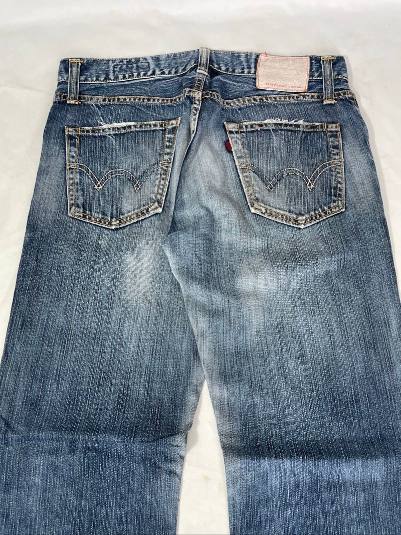 • "EDWIN 511RV REBEL" FLARED FIT JEANS VINTAGE BLUEWASHED•, foto 8