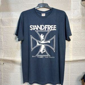 Kaos Band T Shirt Musik Hardcore Standfree Navy Size M