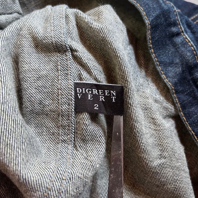 Type 1 Indigo Denim Jacket Cinch Back Digreen Vret, foto 8