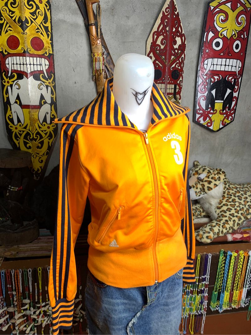 2003 Adidas Orange 3D 91074 Track Jacket (S), foto 2